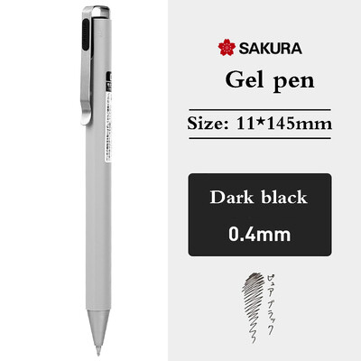 SAKURA Ballsign ID gelio rašiklis 0,4/0,5 mm žemo svorio centro stumdomi vintažiniai vandens rašikliai Verslo biuro priedai Kanceliarinės prekės