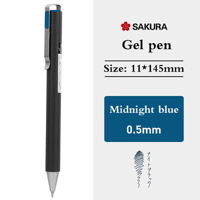 SAKURA Ballsign ID gelio rašiklis 0,4/0,5 mm žemo svorio centro stumdomi vintažiniai vandens rašikliai Verslo biuro priedai Kanceliarinės prekės