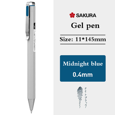 SAKURA Ballsign ID gelio rašiklis 0,4/0,5 mm žemo svorio centro stumdomi vintažiniai vandens rašikliai Verslo biuro priedai Kanceliarinės prekės