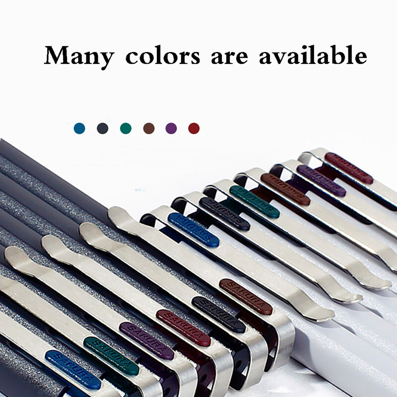 SAKURA Ballsign ID Гел Химикалка 0,4/0,5 мм Нисък център на тежестта Ретро водни химикалки с натискане, Бизнес офис аксесоари, Канцеларски материали