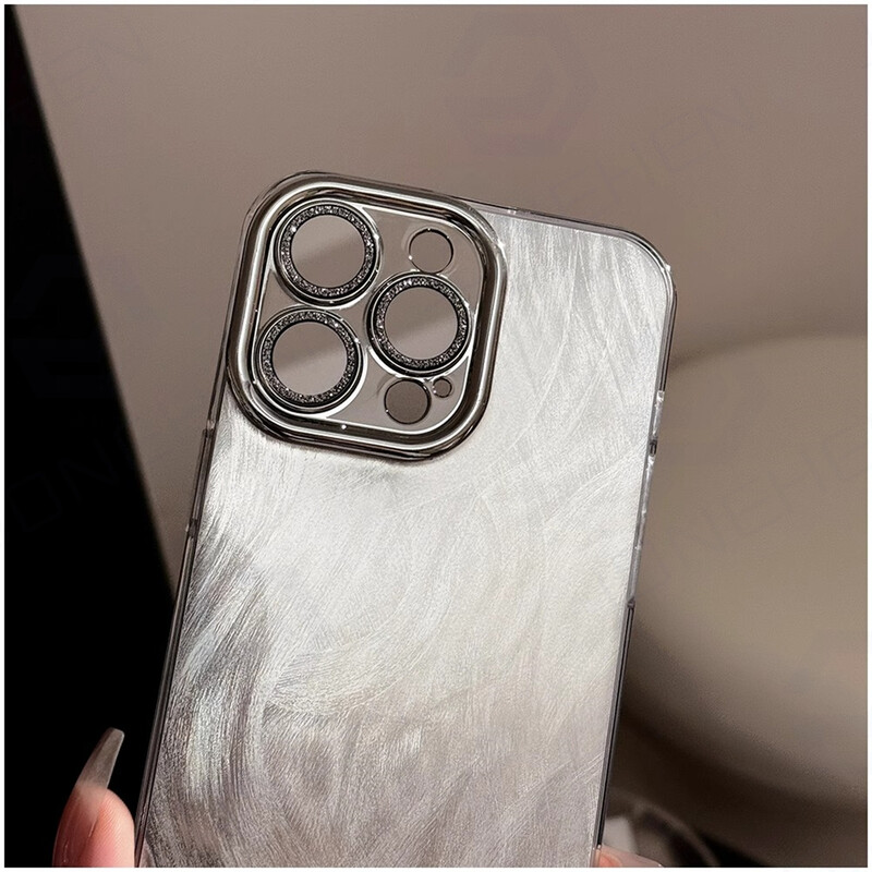 Luksuzna laserska maska Camlet uzorka za iPhone 16 Plus 12 13 14 15 Pro Max otporna na udarce, mekana silikonska bumpr Len staklena poretcion maska