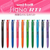 Mitsubishi Uni-ball Signo RT1 UMN155 0,5 mm/0,38 mm olovka s gel tintom Japan 10 boja za odabir 1kom
