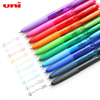 Mitsubishi Uni-ball Signo RT1 UMN155 0,5mm/0,38mm Gel Ink Στυλό Japan 10 Color for Choose 1Pcs