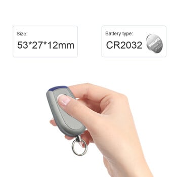 Για Normstahl RCU 433 2 Remote Control Gate Gate Opener Rolling Code 433,92 MHz Crawford EA433 2KS 4KS Command