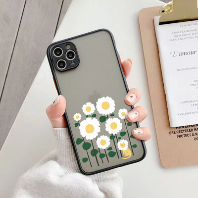 Modna mat tvrda stražnja telefonska torbica za iPhone 16 15 14 13 12 11 Pro Max XS X 7 8 Plus SE 2022 prozirna mekana maska otporna na udarce