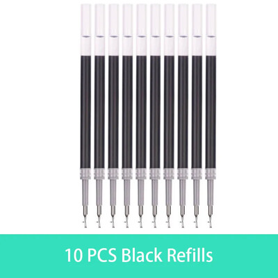 Kemijska olovka na uvlačenje velikog kapaciteta 0,5 mm kemijska olovka crna/crvena/plava zamjenjivi pribor za punjenje Uredski školski pribor