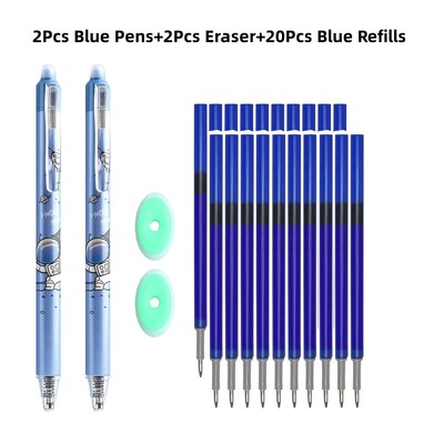 kawaii Gel olovka Izbrisiva olovka Prikladna punjenja Kreativni alati za crtanje Setovi gel olovki Školski uredski pribor 0,5 mm Magic Erasable