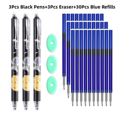 kawaii Gel olovka Izbrisiva olovka Prikladna punjenja Kreativni alati za crtanje Setovi gel olovki Školski uredski pribor 0,5 mm Magic Erasable