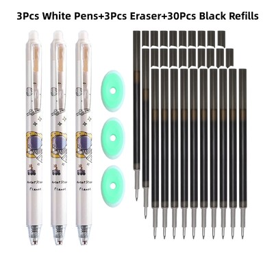 kawaii Gel olovka Izbrisiva olovka Prikladna punjenja Kreativni alati za crtanje Setovi gel olovki Školski uredski pribor 0,5 mm Magic Erasable