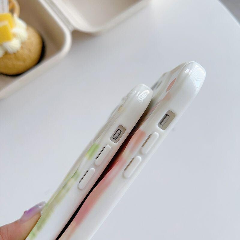 Gradient Love Heart Wavy Phone Case za IPhone 16 15 Pro Max 14 11 13 12 Mini XR 8 7 Plus X XS SE 2022 16Pro Mekana silikonska maska