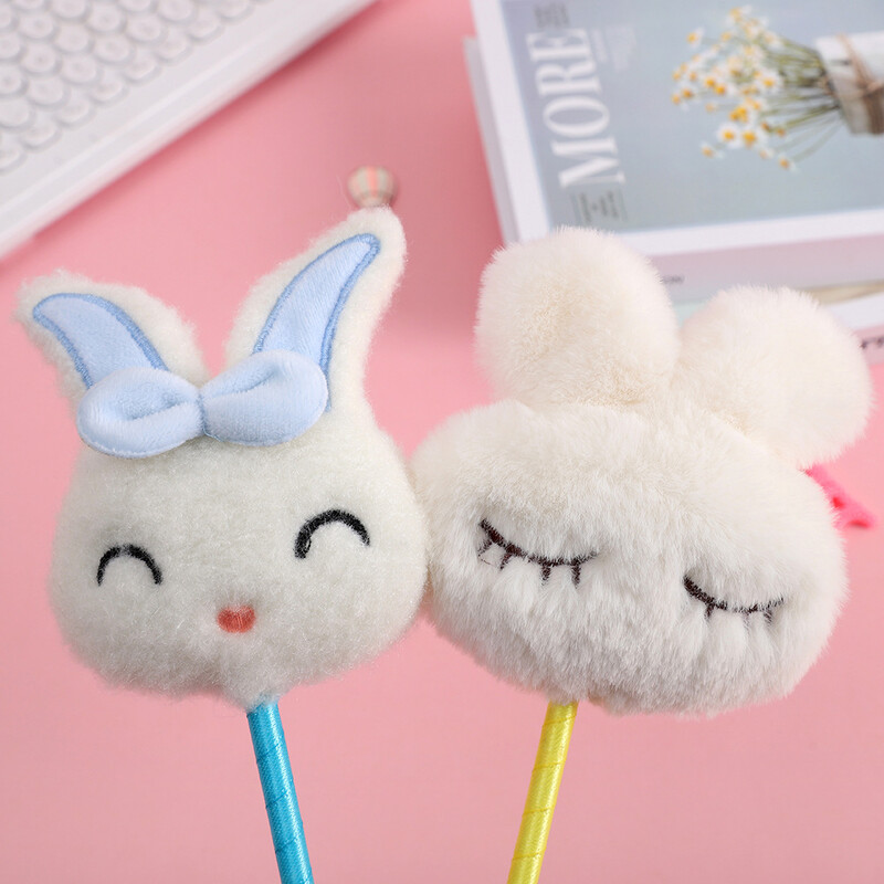 1 komad Kawaii školski pribor Uredski pribor Kemijska olovka Kreativna slatka ljubavna zečja šapa Stiliziranje Smiješne lijepe olovke