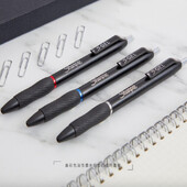 3 komada Sharpie S-Gel gel olovke 0,5 mm Bez razmazivanja Bez krvarenja Crna Bue crvena tinta Brzosušeća glatka gel olovka s gumenom drškom Uredski materijal