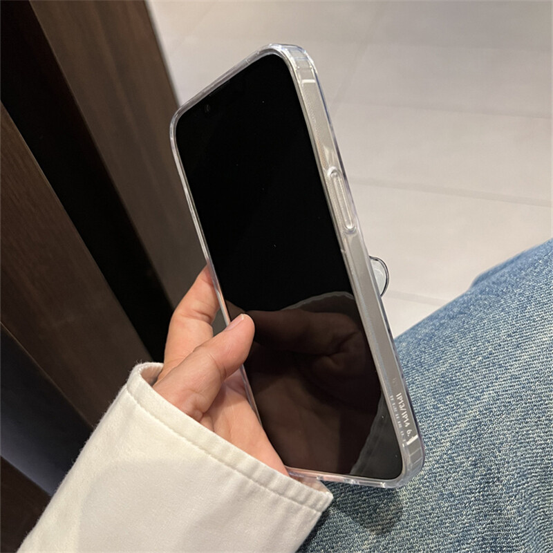 Korejski slatki magnetski stalak Grip Tok Cartoon Black Cat Magsafe telefonska torbica za iPhone 15 14 13 12 11 Promax XSMAX 7 8 stražnja maska