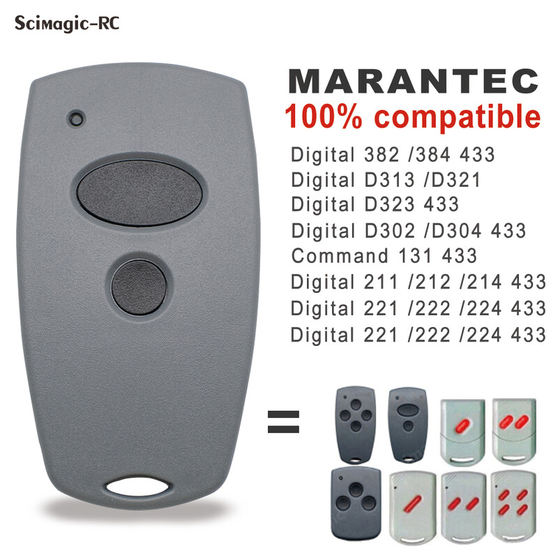 433.92MHz Дистанционно управление за Marantec Garage Gate Digital 302 304 313 Comfort 220 250 252