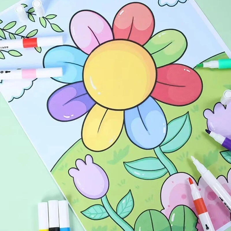 12-60 színű akril markerek tollkészlet festék art jelölő puha hegyű toll gyerekeknek kőfesték kerámia üveg faszövet festés