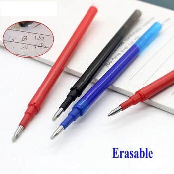 8 Colors Erasable στυλό Τύπου Gel στυλό Erasable Refill Ink Πτυσσόμενο στυλό με πλενόμενη λαβή Σχολική γραφική ύλη