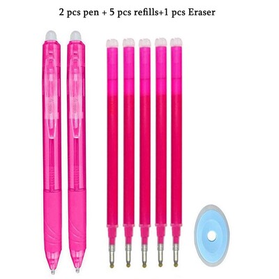 8 цвята изтриваема писалка с гел за натискане на изтриваемо пълнител с мастило Прибиращи се химикалки с миеща се дръжка Пръчка Училищни канцеларски материали