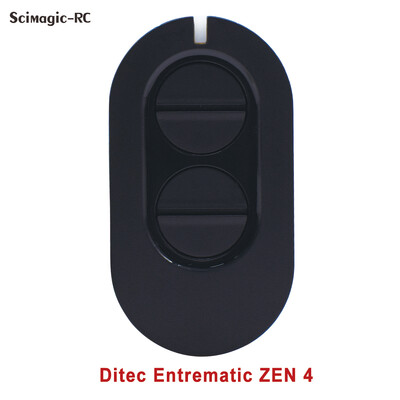 Ditec entrematic zen 2 / zen 4 crni 2/4 gumb 433MHz rolling code daljinski upravljač za garažna vrata kompatibilan s GOL4