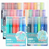 6 spalvos / rinkinys akrilinių dažų rašiklių teptuko antgalis Akriliniai žymekliai, skirti tapybai uolomis, stiklu, akmeniu, medžiu, keraminių audinių iškarpomis