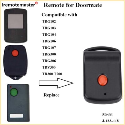 Дистанционно управление с 8 DIP-превключватели за Doormate Tiltamatic TRG107 T700 TRG-306 TRG102 Дистанционно управление за гаражна врата 303Mhz Гаражна команда за отваряне