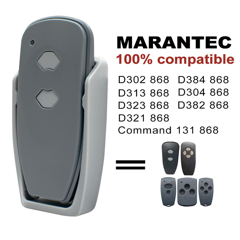 Jauns Marantec 868 MHz Clone Garage Door Remote Digital D302 D304 D323 D382 D384 raidītājs D302 868 3 Mhz Copy