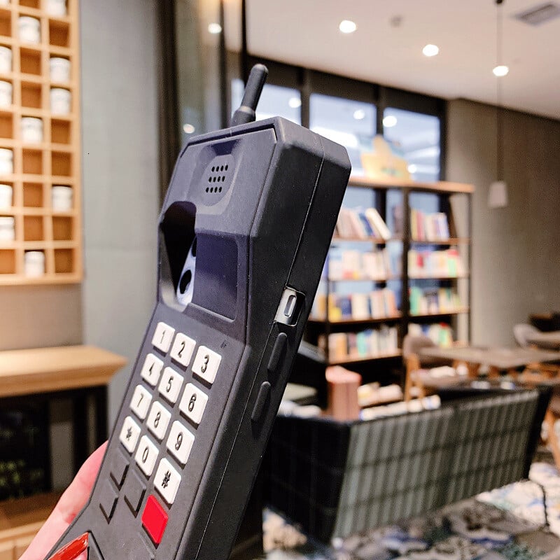 3D klasična torbica za mobilni telefon za iPhone 16 15 Pro Max 14 13 12 11 XR X 8 7 Plus Retro telefonska telefonska maska od mekanog silikona Funny Funda