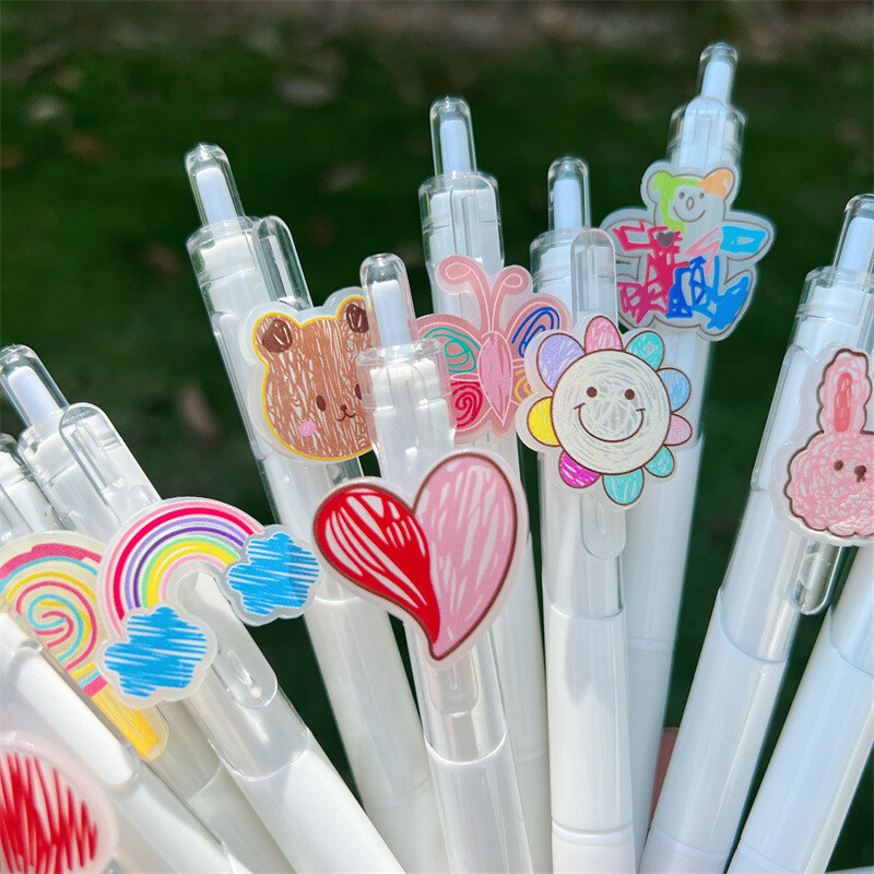 10 kom/lot slatke olovke za povratak u školu grafitne olovke za školu slatka kawaii olovka slatki školski pribor gel olovka za pisanje