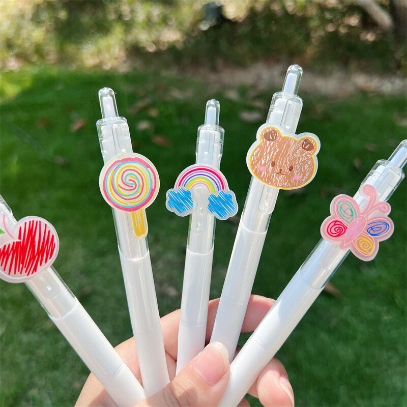 10 kom/lot slatke olovke za povratak u školu grafitne olovke za školu slatka kawaii olovka slatki školski pribor gel olovka za pisanje