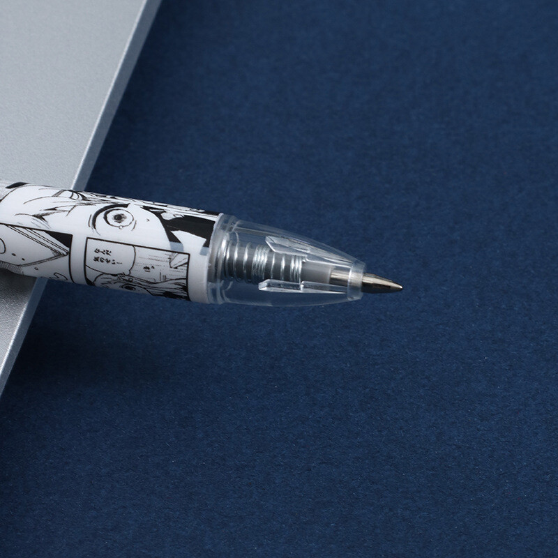 6Pcs/set Korejske slatke gel olovke Kawaii Press kemijska olovka Dopisnica Anime dopisnica Uredski školski pribor slatka olovka