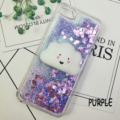 3D Squishy Cat Case za iPhone 5s SE 6 7 7 Pro Case Liquid Quicksand Glitter Silikonska maska za iPhone 14 13 Xs 12 11 Cover Coque