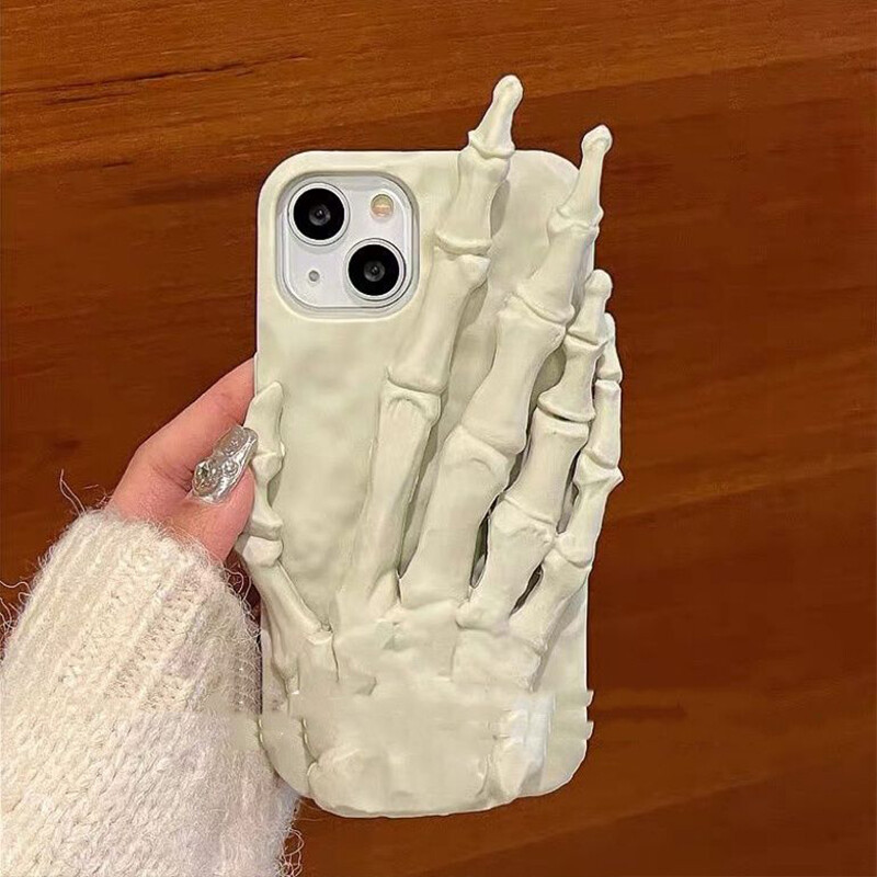 Nova maska za telefon s kostima ruku 3D nosač za iPhone 16 15 14 13 12 Pro Max Modna zaštitna maska za telefon u obliku crtića Y2K