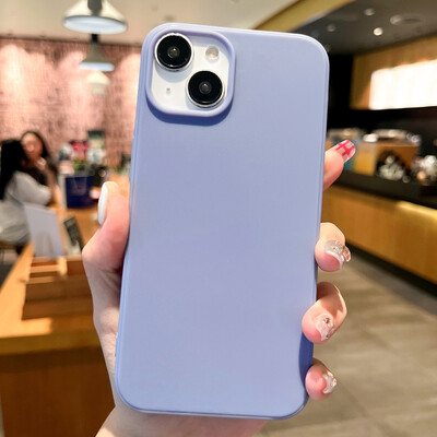 Fashion Candy Colors Minkštas telefono dėklas, skirtas iPhone 16 12 14 13 15 Pro Max 14Plus fotoaparato buferio apsauga nuo smūgio matinis dangtelis Coque