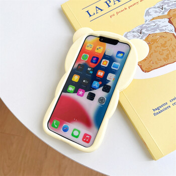 Χαριτωμένη 3D Cartoon Rilakkuma Bear Θήκη τηλεφώνου για iPhone 16 promax 15 14 13 12 11 Pro Max Xs XR 6 7 8 Plus SE Κάλυμμα μαλακής σιλικόνης