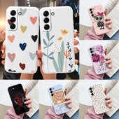 Θήκη για Samsung Galaxy S22 S 22 Plus Ultra κάλυμμα τηλεφώνου Cute Cartoon Candy Painted Soft TPU Coque For Samsung S22 S22+ Funda