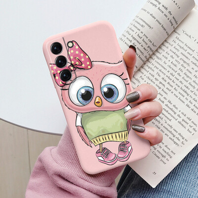 Θήκη για Samsung Galaxy S22 S 22 Plus Ultra κάλυμμα τηλεφώνου Cute Cartoon Candy Painted Soft TPU Coque For Samsung S22 S22+ Funda