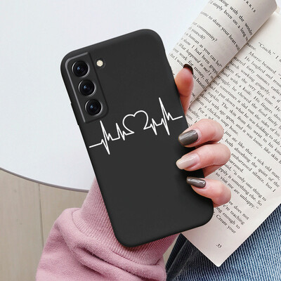 Θήκη για Samsung Galaxy S22 S 22 Plus Ultra κάλυμμα τηλεφώνου Cute Cartoon Candy Painted Soft TPU Coque For Samsung S22 S22+ Funda