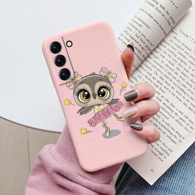 Θήκη για Samsung Galaxy S22 S 22 Plus Ultra κάλυμμα τηλεφώνου Cute Cartoon Candy Painted Soft TPU Coque For Samsung S22 S22+ Funda