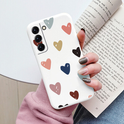Θήκη για Samsung Galaxy S22 S 22 Plus Ultra κάλυμμα τηλεφώνου Cute Cartoon Candy Painted Soft TPU Coque For Samsung S22 S22+ Funda