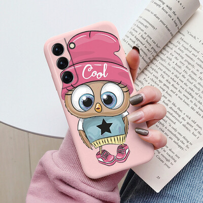 Θήκη για Samsung Galaxy S22 S 22 Plus Ultra κάλυμμα τηλεφώνου Cute Cartoon Candy Painted Soft TPU Coque For Samsung S22 S22+ Funda
