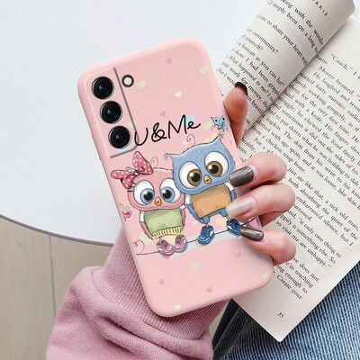 Θήκη για Samsung Galaxy S22 S 22 Plus Ultra κάλυμμα τηλεφώνου Cute Cartoon Candy Painted Soft TPU Coque For Samsung S22 S22+ Funda