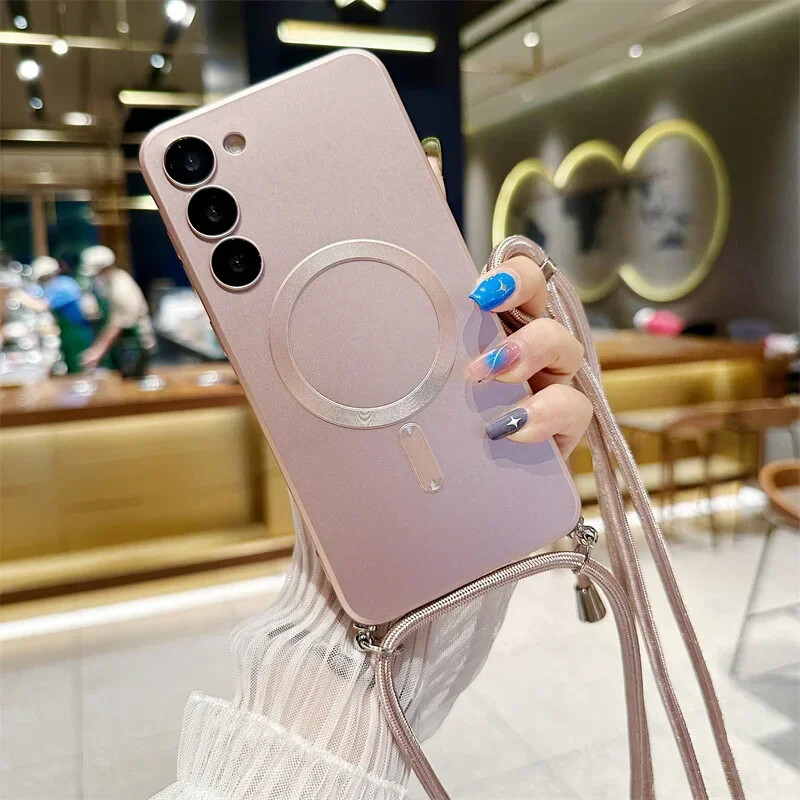 Magnetna navlaka za Samsung Galaxy S24 S23 S22 S21 Note 20 Ultra 10 S20 FE Plus mekana silikonska navlaka za Magsafe poklopac