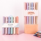 6pcs/Set Boje Dvostruki školski pribor Pribor Fluorescentna olovka Marker Olovke Marker za bilješke