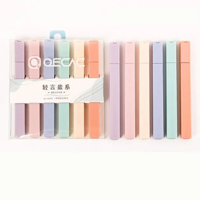 6pcs/Set Boje Dvostruki školski pribor Pribor Fluorescentna olovka Marker Olovke Marker za bilješke