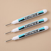 Baltos spalvos nuolatiniai žymekliai, 3 vnt.