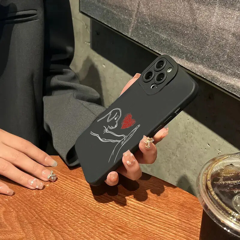 Cute Cat Dog High Five Silikonska maska za telefon za Samsung Galaxy S24 S23 Ultra S22 Plus S21 FE A14 A15 A34 A54 A33 A53 Soft Cover