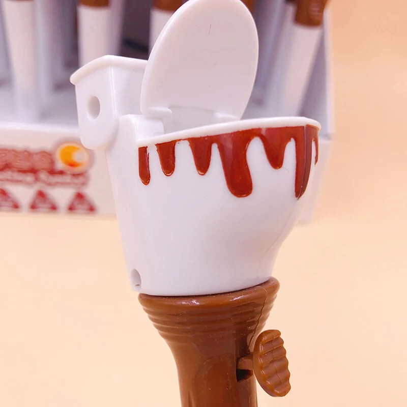 Kreativna kemijska olovka od 3 komada Smiješne gurajuće WC izmet Crtići Roler kemijska olovka Studentska prevara Dječji darovi Promotivni darovi