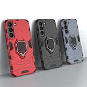 Armor Car Magnetic Holder Case za Samsung Galaxy S21 S22 Ultra S 22 21 FE Plus S21FE 5G S21Ultra postolje otporna na udarce telefonska maska