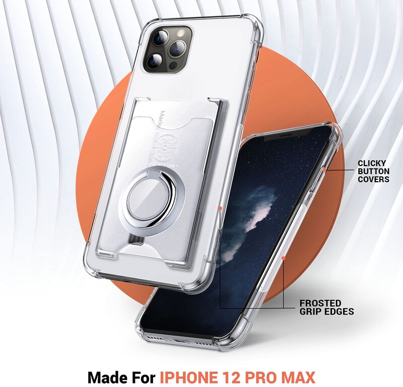 Prsten otporan na udarce, mekana TPU futrola s utorom za karticu za Samsung Galaxy S22 S21 Ultra Plus FE S20 Note 20 A22 A52 A72 A32 A82 A42 A12