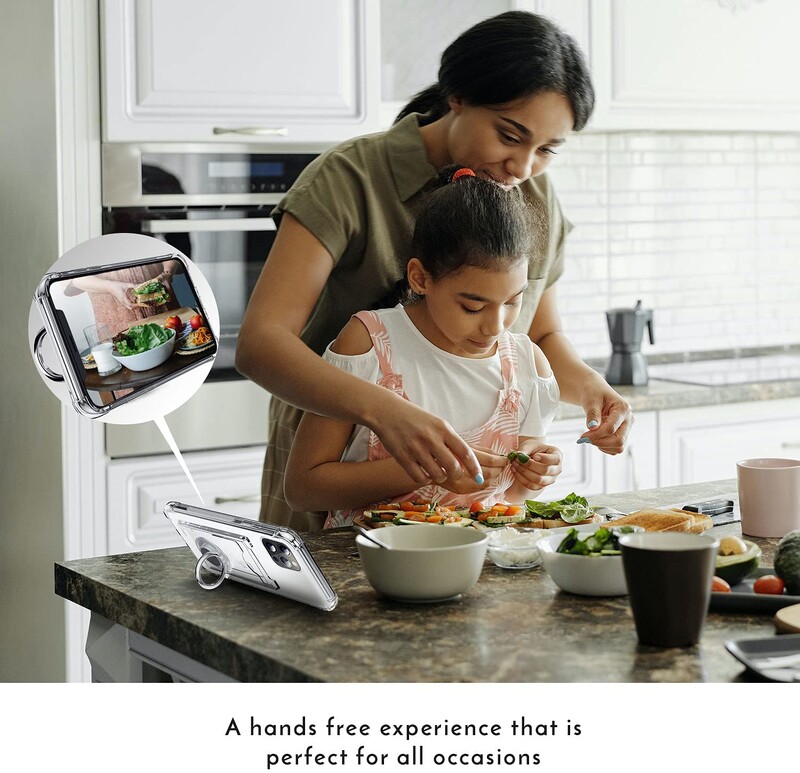 Prsten otporan na udarce, mekana TPU futrola s utorom za karticu za Samsung Galaxy S22 S21 Ultra Plus FE S20 Note 20 A22 A52 A72 A32 A82 A42 A12