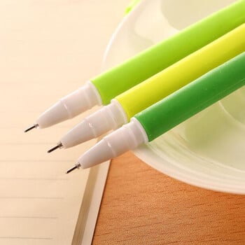 10 τεμ/παρτίδα Creative Grass Gel Pens 05mm Μαύρο ουδέτερο στυλό Στυλό με μπίλια Σχολικά είδη γραφείου Εργαλείο γραφής γραφικής ύλης για φοιτητές